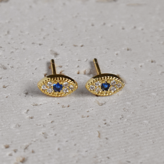 NARAH // Evil Eye Small Stud Earrings