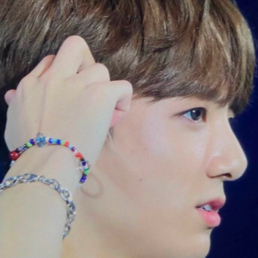 Jung Kook Jeon Same Bracelets Jungkook Lucky Stone Agates Stretch Bracelet  Energy Jewelry Korean Fashion Accessories Harajuku - Bracelets - AliExpress