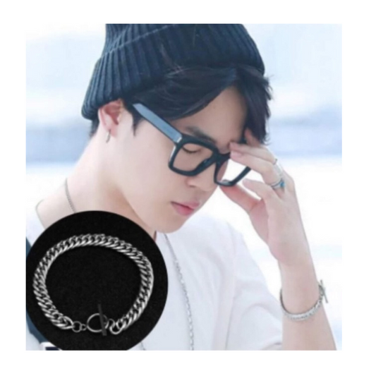 BTS JIMIN STYLE - Luxury and Funky Curb Chain Bracelet