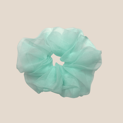 Pastel Organza Scrunchies